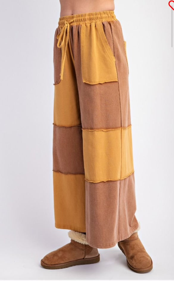Mocha Wide Leg Comfy Pant
