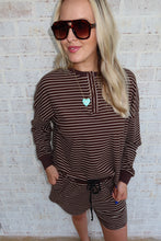 Load image into Gallery viewer, Breezey Chocolate Short Set
