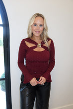 Load image into Gallery viewer, Wine Time Burgundy Top