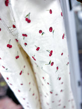 Load image into Gallery viewer, Cream Cherry Print Pants