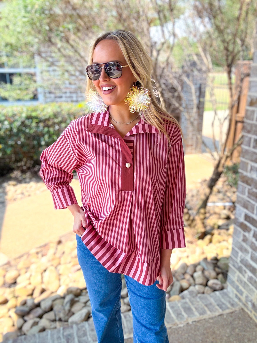 Stripes of Love Top
