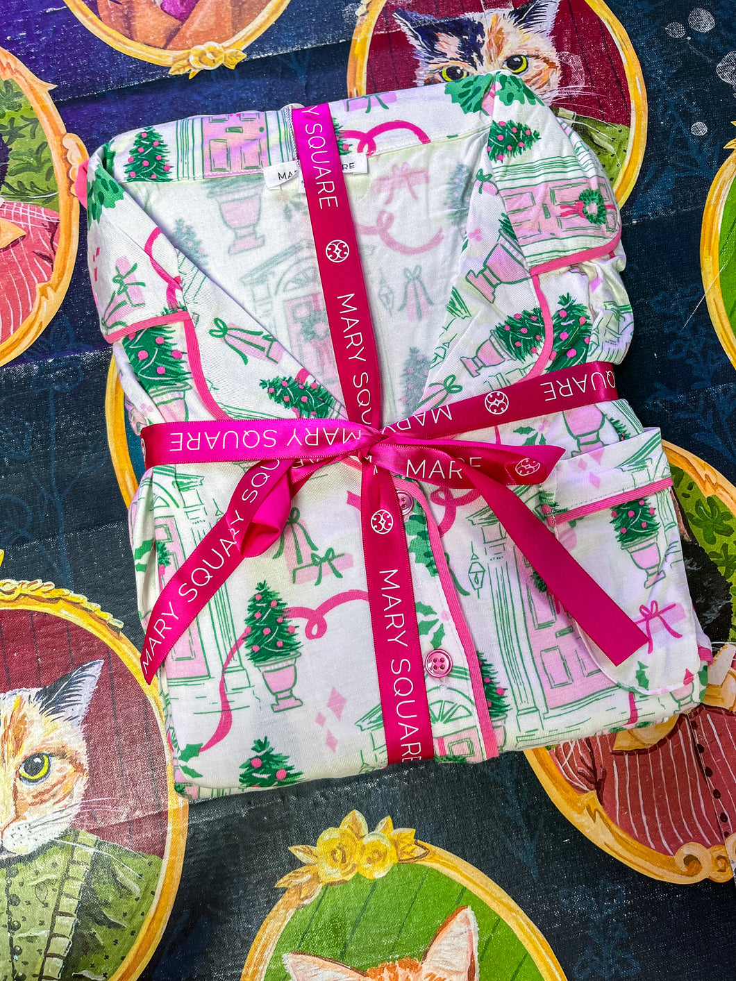 Mary Square Home For Christmas Pajama Set