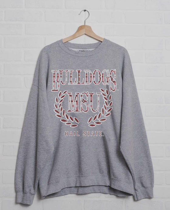 Bulldogs Plaid Sweatshirt