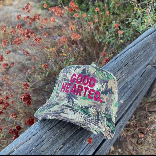 Good Hearted Camo Hat