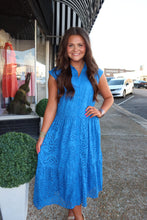 Load image into Gallery viewer, Royal Eyelet Detail Midi
