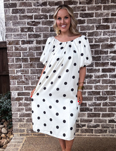 Dance The Night Away Cream Dress