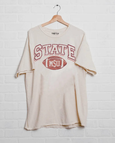Mississippi State Bulldogs Thrifted Tee
