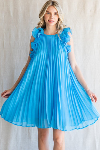 Charlie Ruffle Shoulder Detail Dress