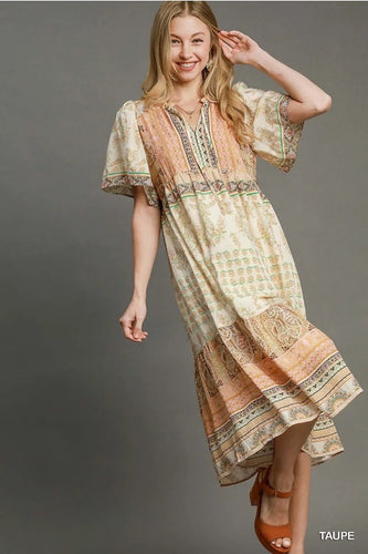 Dance Away Midi Taupe