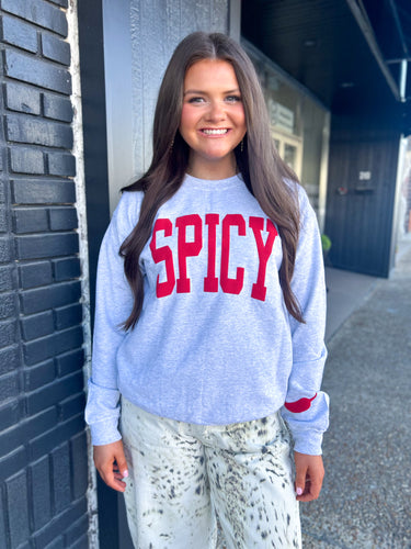 Spicy Ash Gray Crewneck