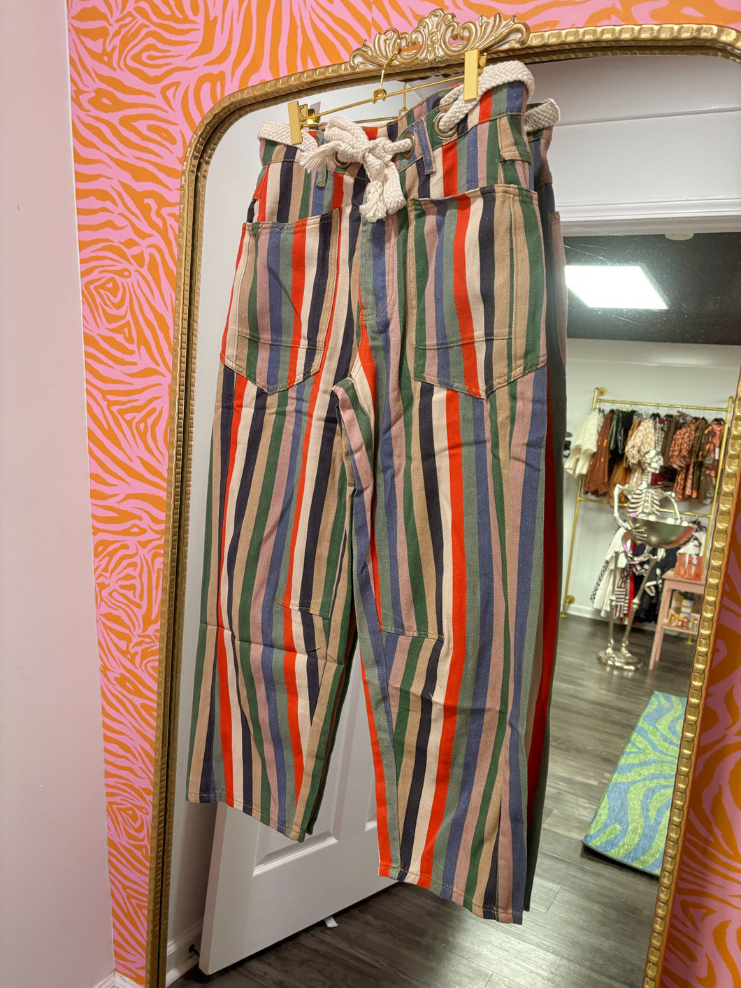 Multi Color Stripe Pant