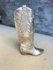 Inlay Gold Boots