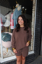 Load image into Gallery viewer, Summer Nights Chocolate Short Set