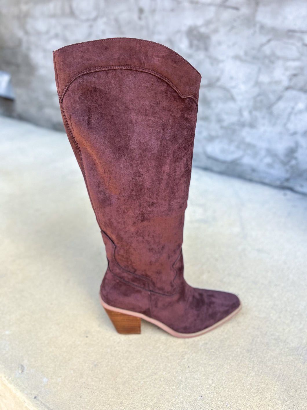 Classy Dark Brown Suede Boots