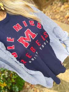 Rebs Navy One of a Kind Top