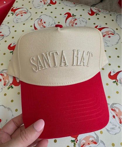 Vintage Santa Trucker Hat