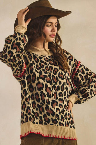 Leopard Relaxed Sweater