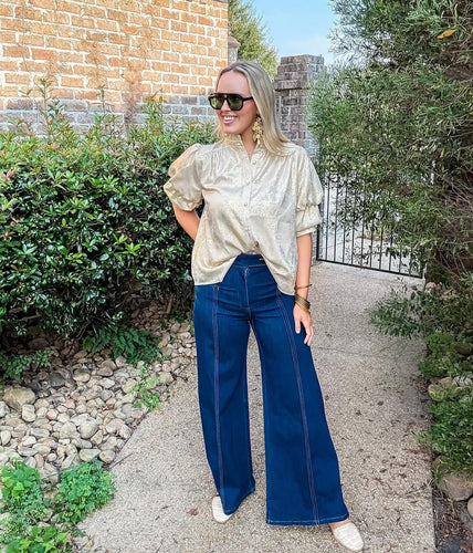 Kickin It Wide Leg Jean