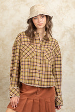 Load image into Gallery viewer, Dylan Plaid Flannel Lime
