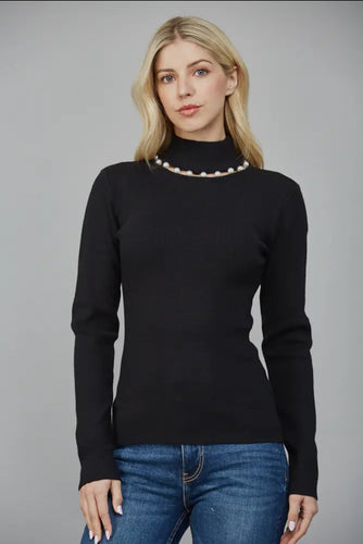 Classy Pearls Sweater