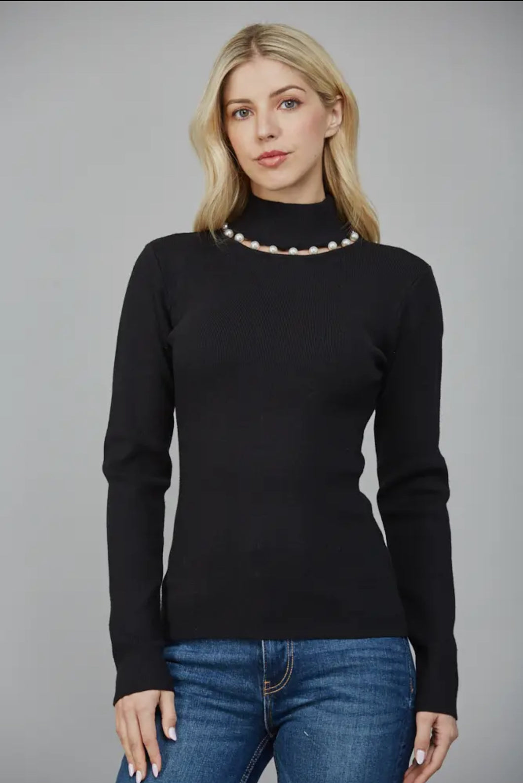 Classy Pearls Sweater