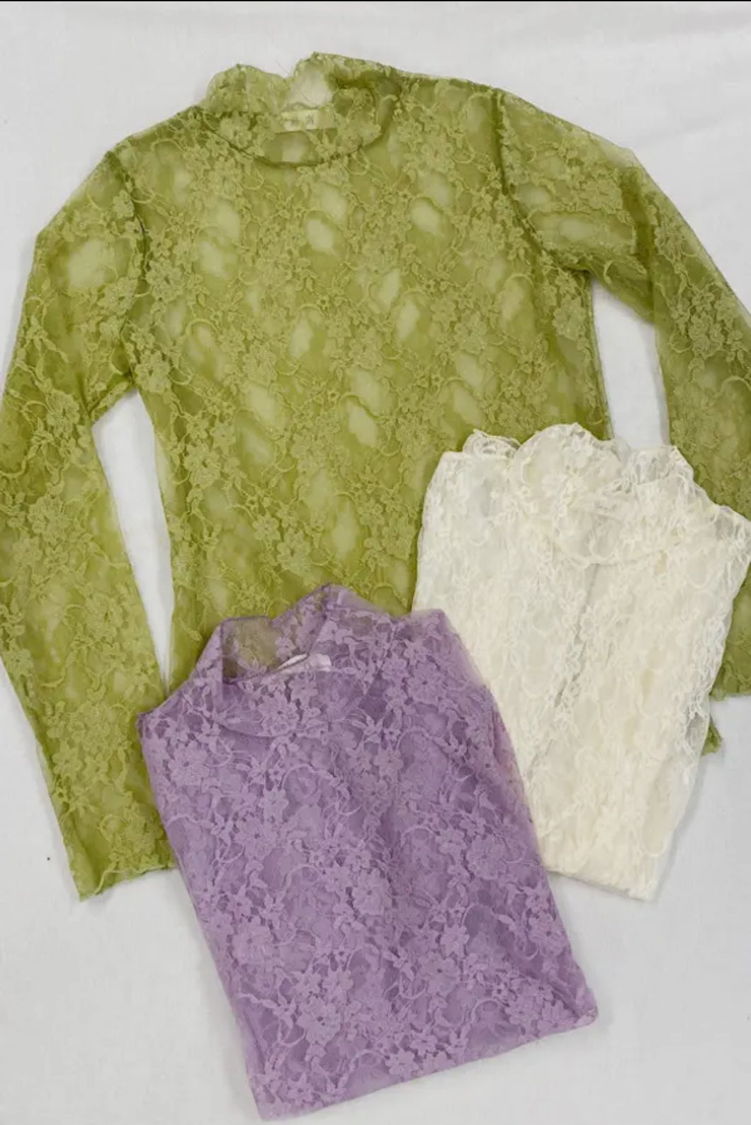 Kiwi Lace Layering Top
