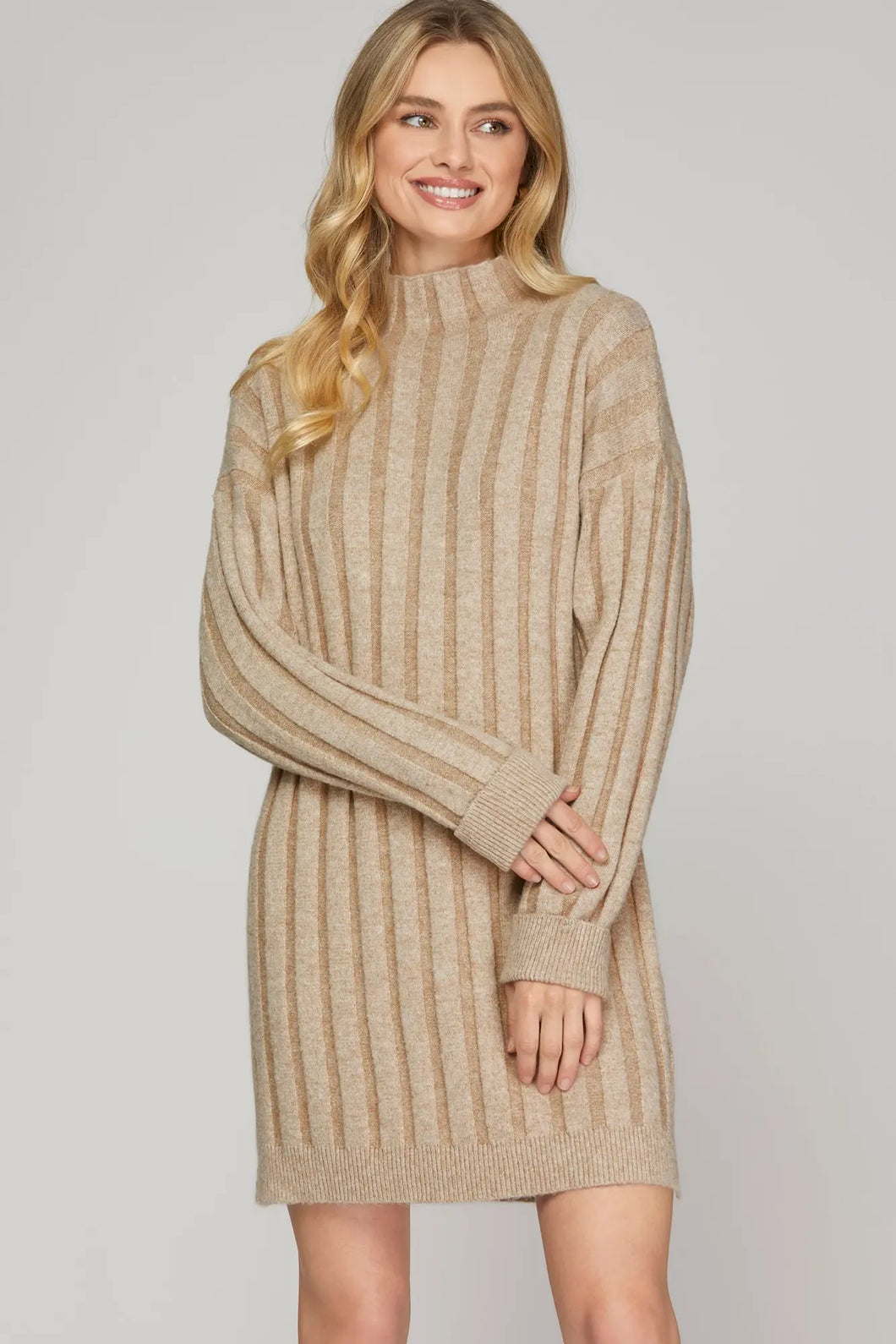 Taupe Sweater Dress
