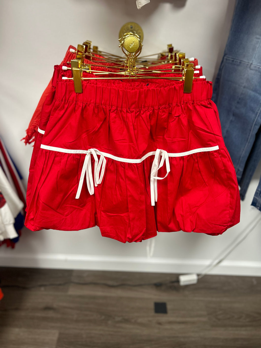 Killing Me In That Mini Skirt Red