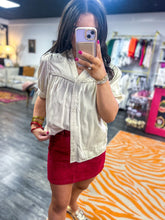Load image into Gallery viewer, Red Bow Mini Skirt