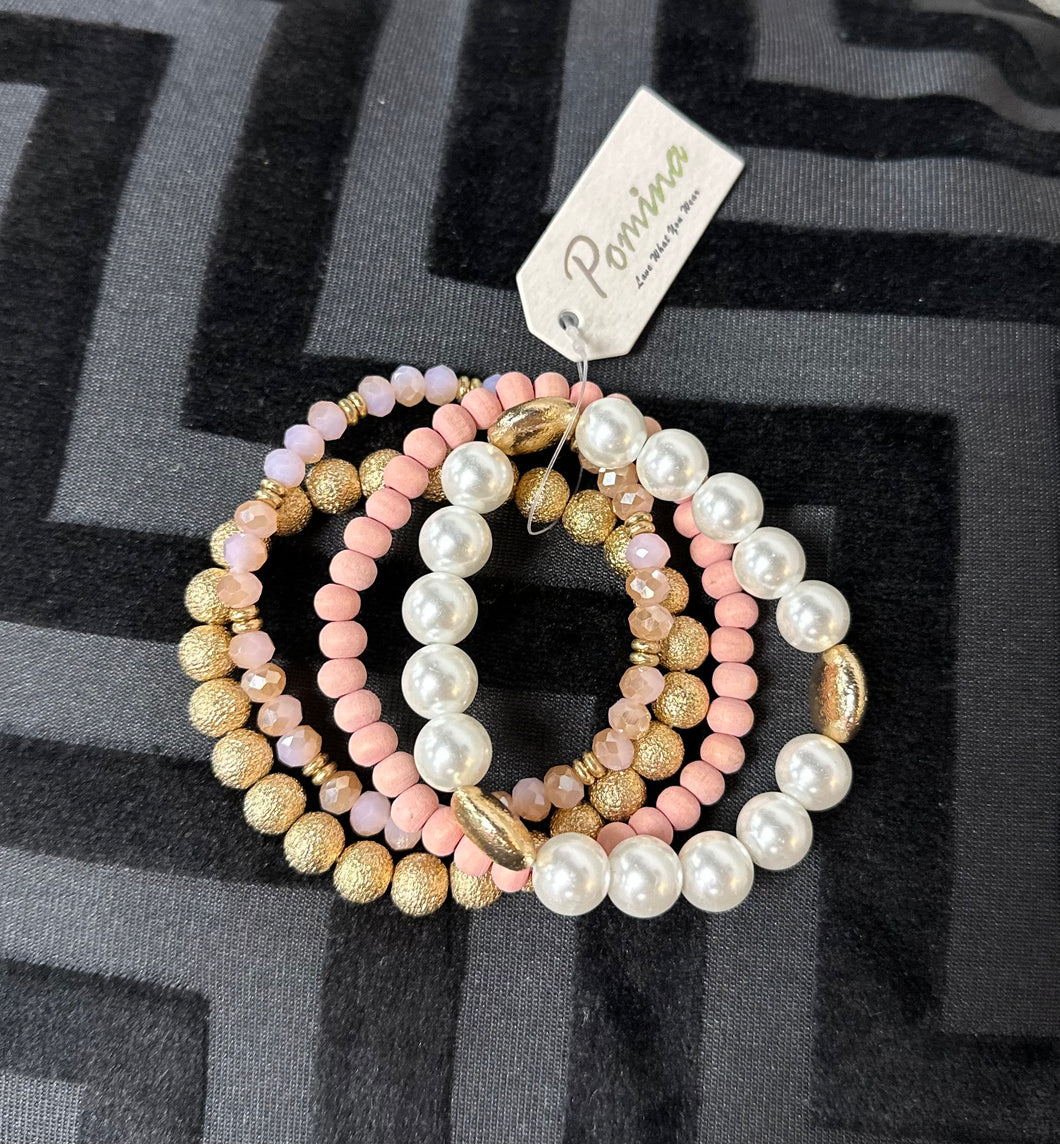 Pearl Pink Gold Stack