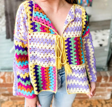 Load image into Gallery viewer, Color My World Crochet Cardigan