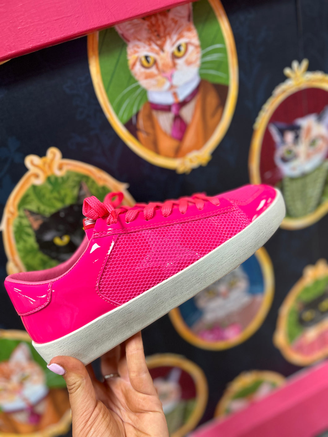 Candace Hot Pink Sneaker