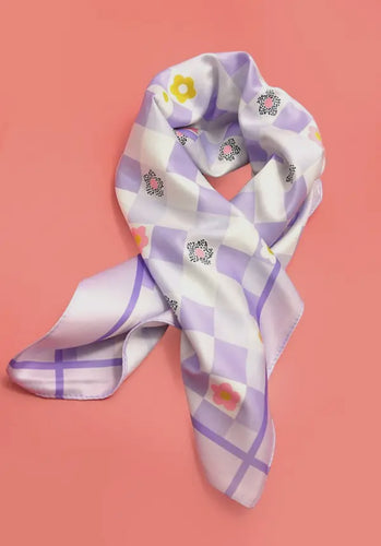 Daisy Check Scarf
