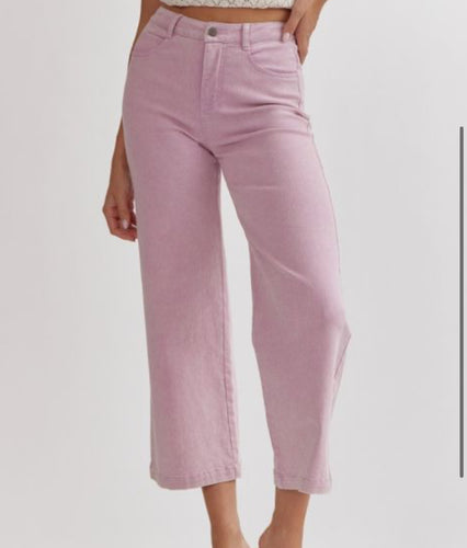 Lavender Wide Leg Pants