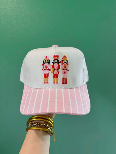 Pink Nutcracker Canvas Cap