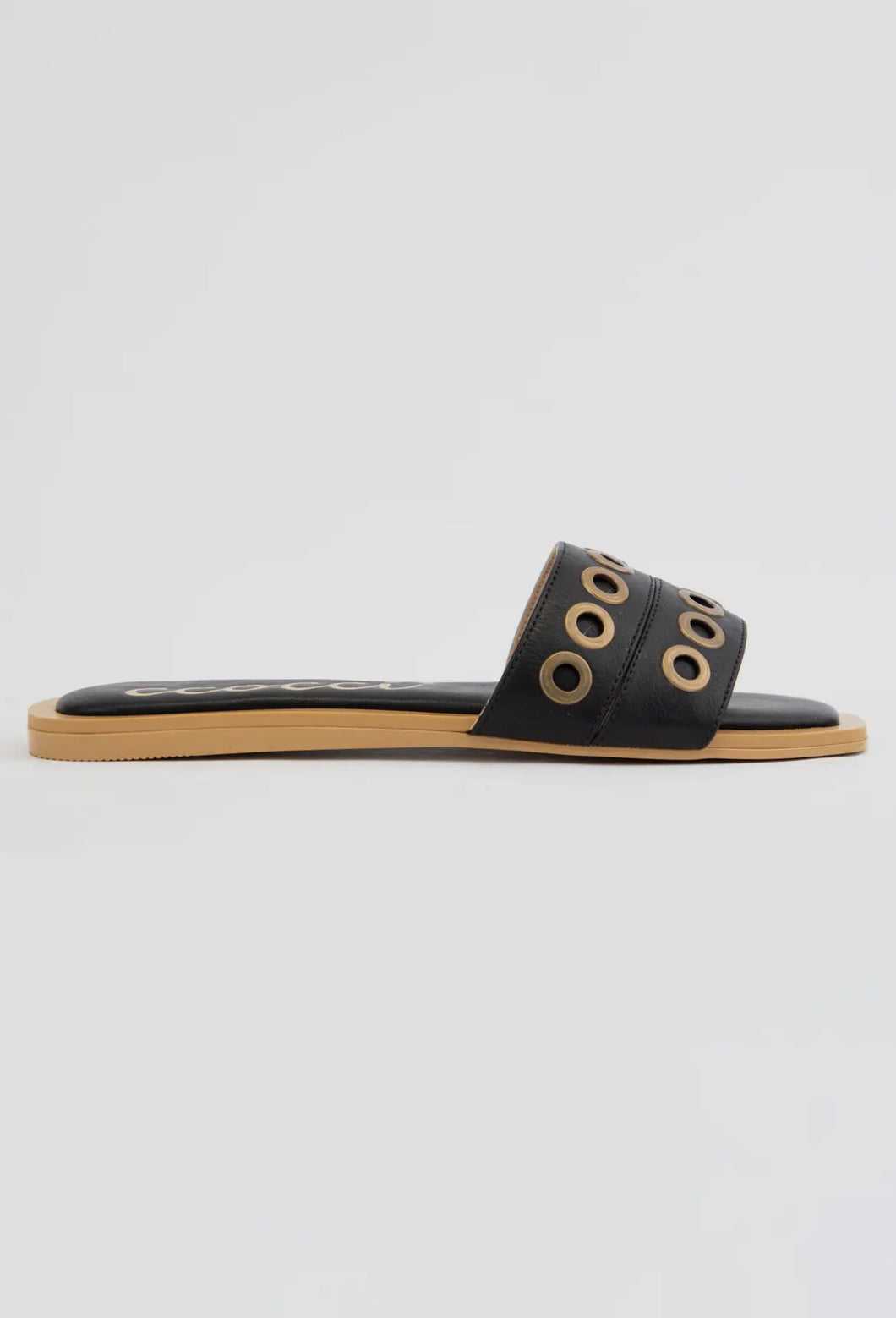 Dolly Black Flats
