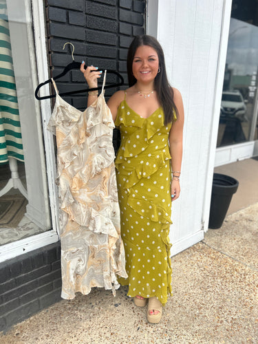 Color Me In Dots Midi Dress