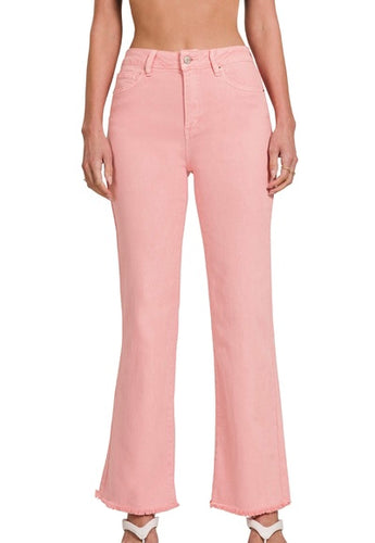 Zika Wide Leg Pants Pink