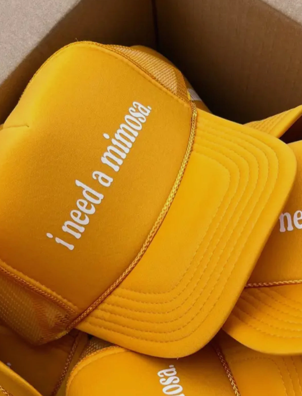 I Need A Mimosa Trucker Hat
