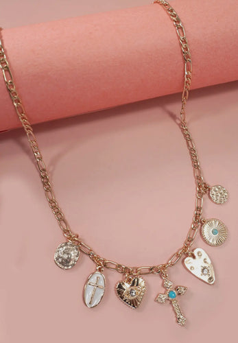 Gold Charm Necklace