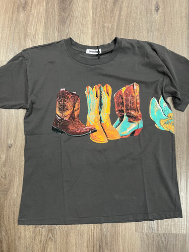 Daydreamer Grey Colorful Boots