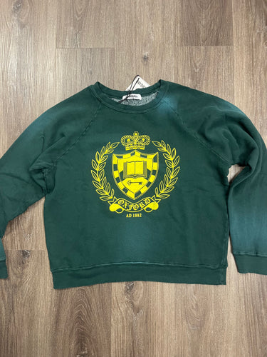 Daydreamer Hunter Green Oxford Sweatshirt