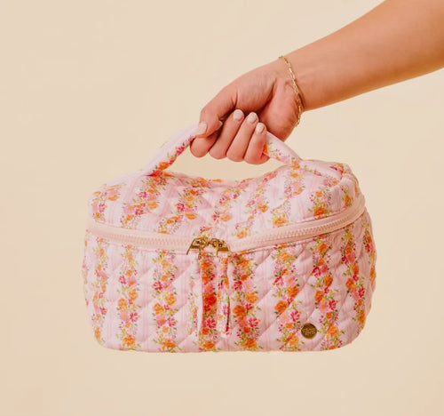 Petal Parade Pink Cosmetic Bag