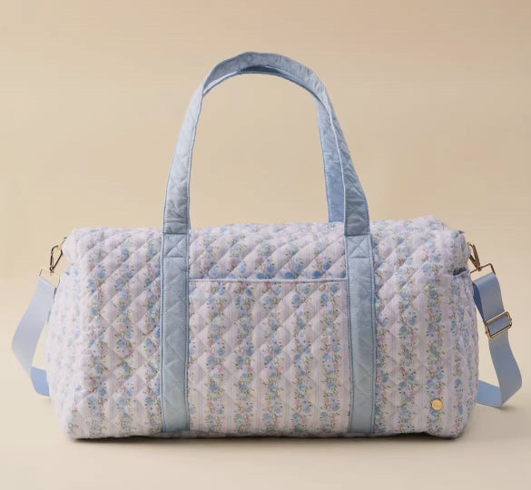 Petal Parade Blue Weekender