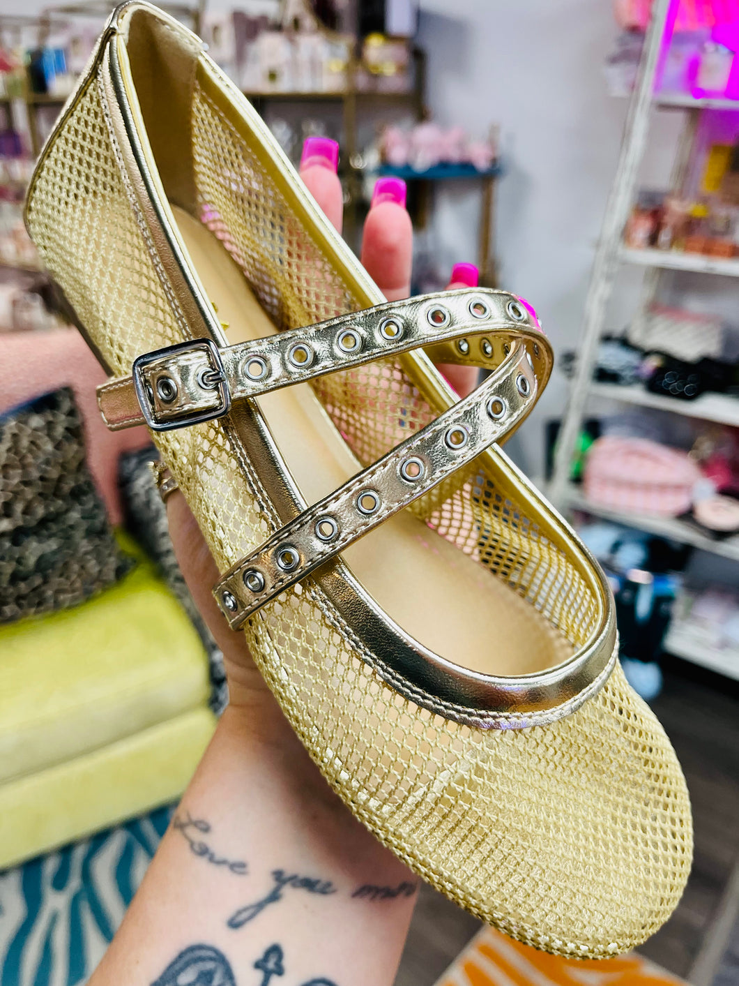 Lucille Mesh Slipper