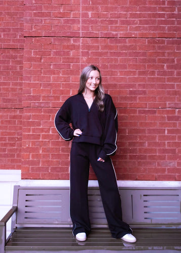 Let’s Go Pant Set Black