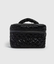 Load image into Gallery viewer, Black Cosmetic Travel Case