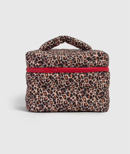 Leopard Cosmetic Travel Case