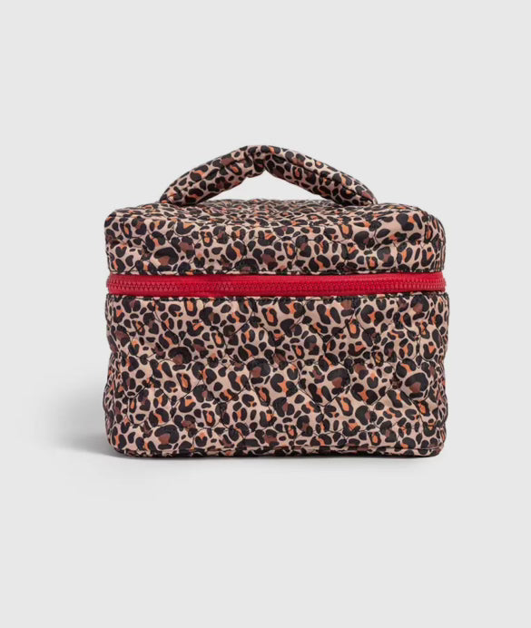 Leopard Cosmetic Travel Case