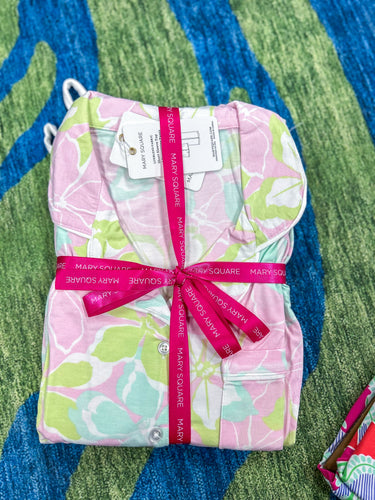 Mary Square Tropical Bouquet Pant Set